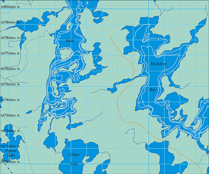 CanadaMapSales.com - Ontario Lakes